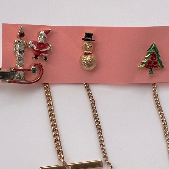 4 Holiday Tie Accessories GUC - Picture 1 of 8